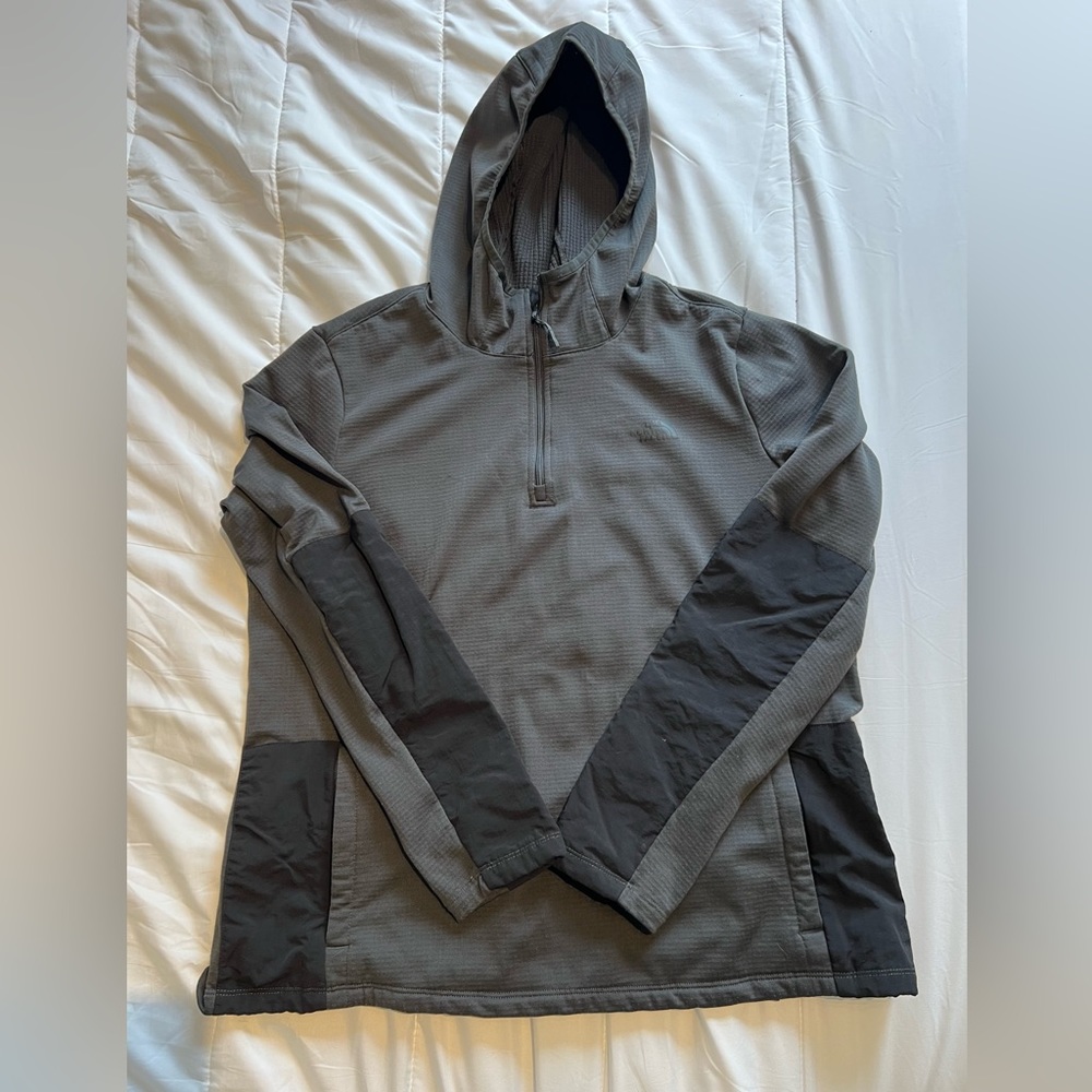 North Face - Hooded Shirt - Black/Grey - XL